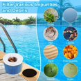 thumbnail image 3 of Pool Skimmer Socks, 12pcs Skimmer Socks, Pool Skimmer Socks, Elastic Nylon Pool Skimmer Filter, Pool Filter Sock, Skimmer Pre-filter for Skimmer Basket - White, 3 of 5