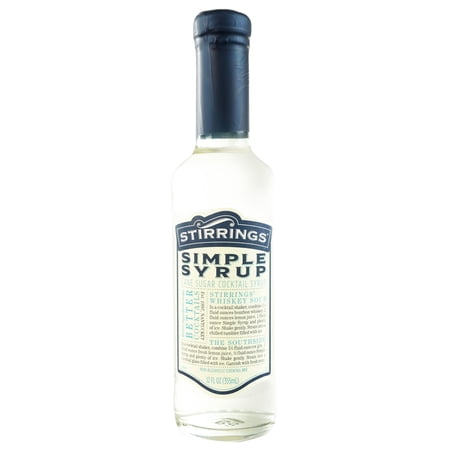 Stirrings Simple Syrup, Cane Sugar Cocktail Syrup, 12 Fluid Ounce Bottle