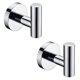 thumbnail image 2 of Gancho de pared 304, gancho individual, toalla de baño, ropa, gancho con capucha de acero inoxidable, gancho de metal, juego de 2, plateado JM, 2 of 4