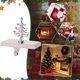 thumbnail image 2 of Soporte de metal para calcetines navideños, plateado, para colgar calcetines de árbol de Navidad, gancho antideslizante para adornos de repisa, ideal para chimeneas navideñas de estilo rústico., 2 of 6