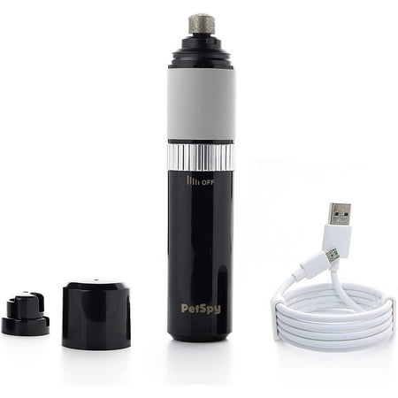UPC: 0850021128241 | dog nail grinder with stepless speed regulation professional electric pet claw trimmer rechargeable cordless tool for safe & smooth nail file grooming