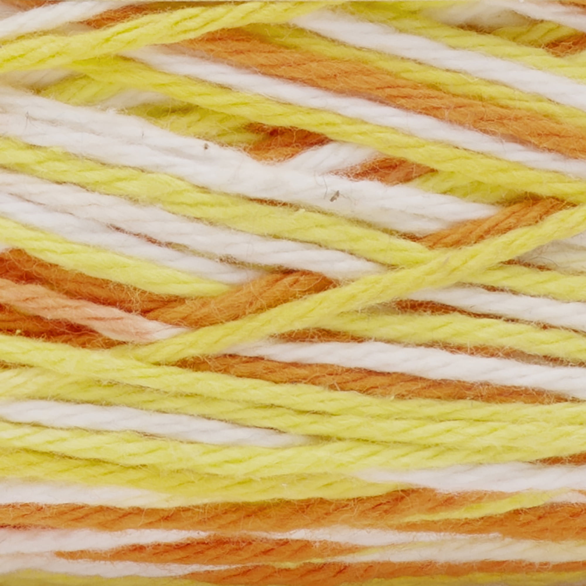 (3 pack) Peaches & Creme Cone 4 Medium Cotton Yarn, Creamsicle Ombre 14oz/400g, 674 Yards