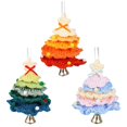 thumbnail image 1 of Cloches de Sapin de Noël au Crochet, Faites de l'Atmosphère Forte Votre Décoration & Maison, 1 of 7
