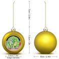 thumbnail image 2 of Rick And Morty Christmas Balls Decorative Matte Xmas Ornaments Christmas Tree Hanging for Wreath, Home & Window Decor 4PCS, 2 of 7
