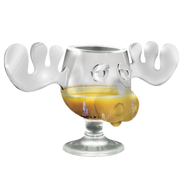 ICUP 08450 National Lampoon's Christmas Vacation Griswold Moose Mug, 8 oz, Clear