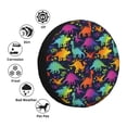 thumbnail image 4 of Gukieu Colorful Dinosaur Print Car Tire Cover, Adjustable Waterproof and Dustproof Tire Protection Cover, Suitable for SUV, Truck, Van-14 inch, 4 of 6