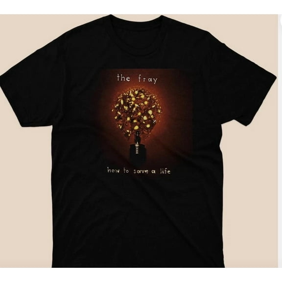 Life The Fray Classic Black T shirt Size S to 5XL