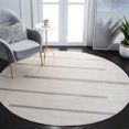 thumbnail image 2 of SAFAVIEH Orwell Isidora Striped Area Rug, Ivory/Pink, 6'7" x 6'7" Round, 2 of 9