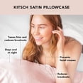 thumbnail image 3 of Funda de almohada de satén Kitsch para cabello y piel, tamaño queen, 50 x 66 cm, 3 of 9