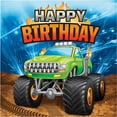 thumbnail image 1 of Creative Converting 339805 Monster Truck Happy Birthday Napkins, 16 Count, 1 of 1
