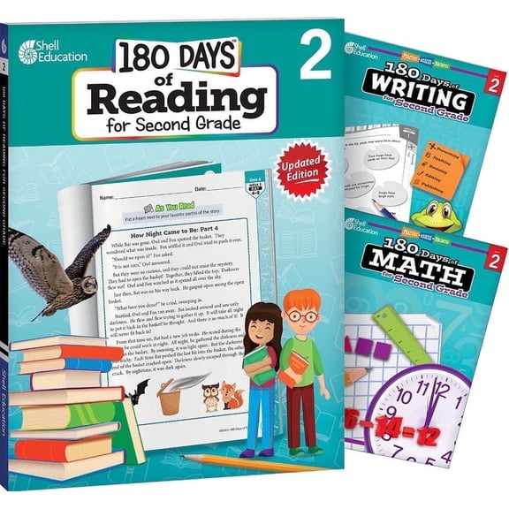 180 Days™: Reading Writing and Math for Second Grade