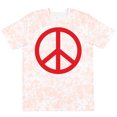 thumbnail image 3 of Inktastic Fun Red Peace Sign T-Shirt, 3 of 5