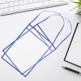 thumbnail image 1 of unbranded 10Ud Para Documentos Transparente Con Funcional Para Oficina Y Hogar Azul, 1 of 8