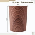 thumbnail image 2 of Cooking Utensil Holder for Countertop, Large Silicone Utensil Holder with Wood Grain Design, Heat Resistant Nonstick Kitchen Tools Organizer, Suitable for Various Kitchen Styles, 2 of 5
