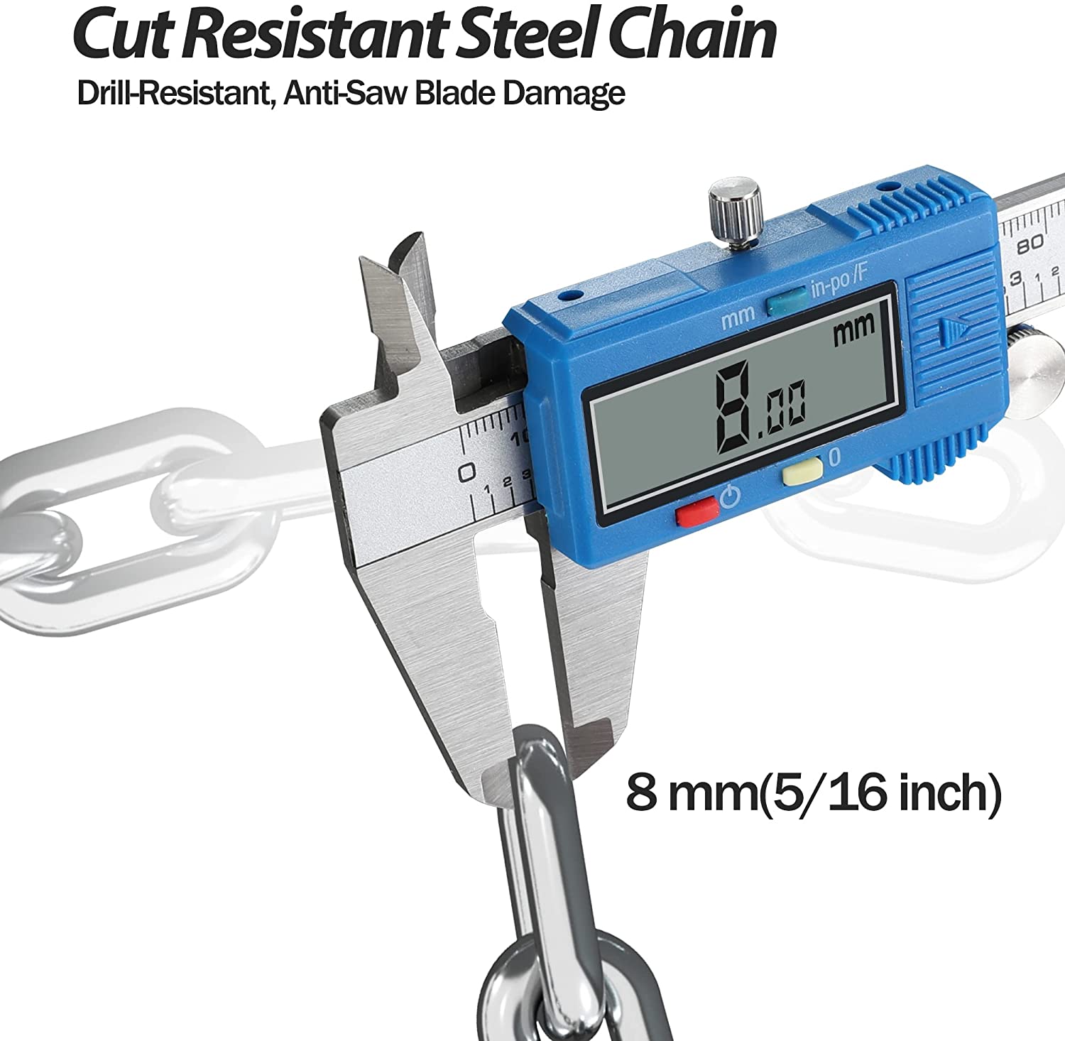 ValueMax Bike Chain Lock with Keys, 3.2 Feet photo 6