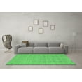 thumbnail image 3 of Ahgly Company Indoor Square Abstract Emerald Green Modern Area Rugs, 4' Square, 3 of 4
