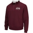 thumbnail image 2 of Men's Colosseum Maroon Mississippi State Bulldogs Tortugas Logo Quarter-Zip Jacket, 2 of 3
