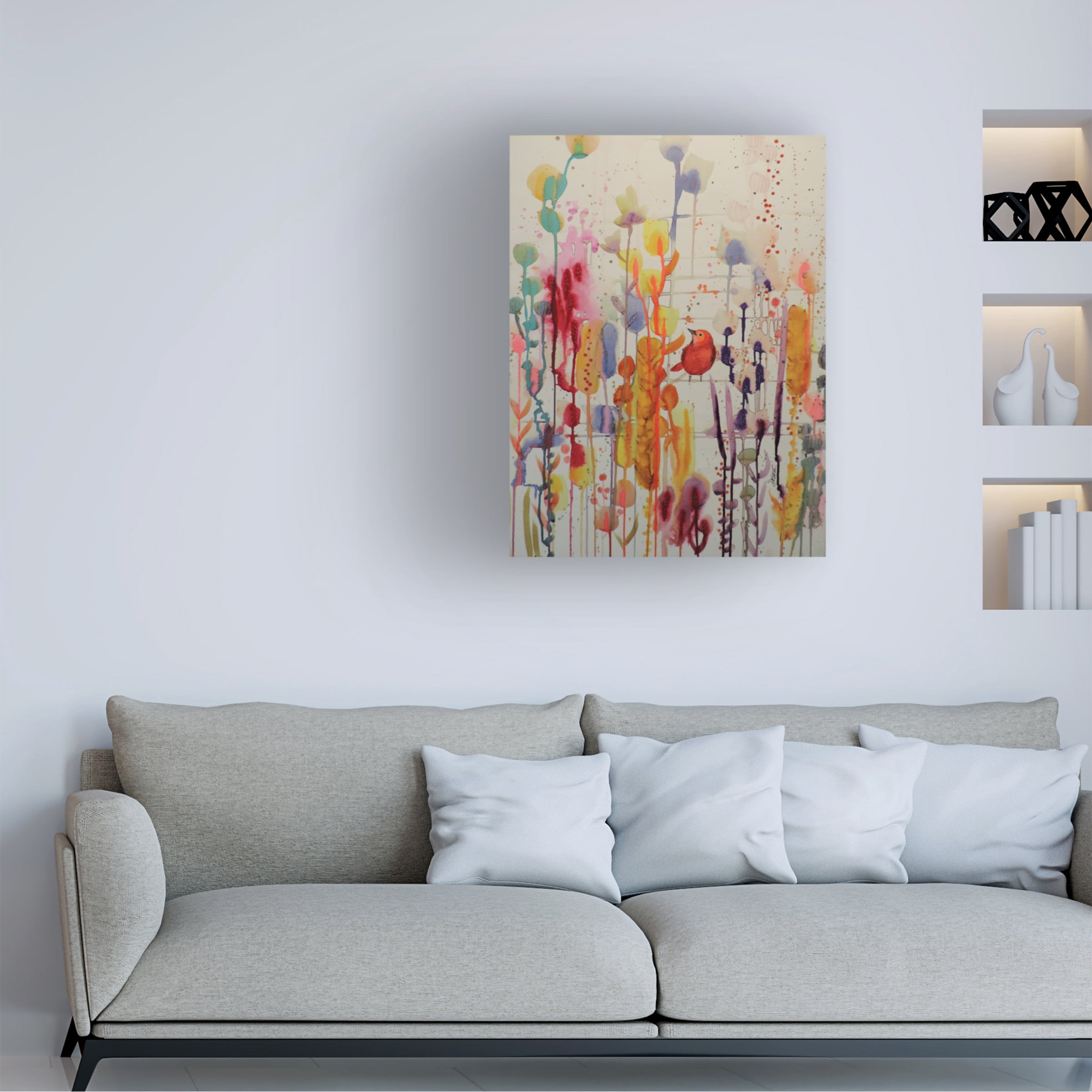 Sylvie Demers 'La Vie Comme Une Fete' Canvas Art
