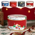 thumbnail image 7 of Christmas Tin Boxes, Holiday Storage Containers, Festive Candy Gift Wrapping Tinplate Box with Horse Tie Design, Durable Iron Material, Compact 7.5x7.5x4.5cm Size, Multicolor Decorative Storage, 7 of 7