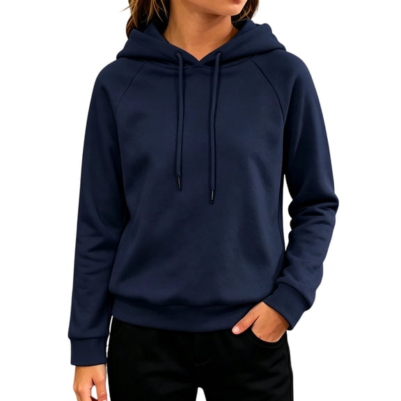 Abcomgle Hoodies for Girls 14-16 Cute Solid Hooded Sweatshirts for Teen Girls Trendy Raglan Long Sleeve Girls Pullover Top Cropped Winter Clothes for Tween Girls with Pocket