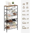 thumbnail image 2 of Organizador de almacenamiento de zapatos YATINEY de 8 niveles, 32 pares, 2 of 9