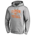 thumbnail image 2 of Men's Heather Gray Clemson Tigers First Sprint Pullover Hoodie, 2 of 3