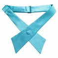 thumbnail image 3 of TOPTIE Womens Polyester Adjustable School Uniform Criss-Cross Bow Tie, Lakeblue, 3 of 10