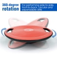 thumbnail image 5 of Yes4All Wobble Balance Board Plastic Stability Trainer with Handles for Home Gym, Red, 5 of 7