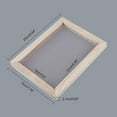 thumbnail image 2 of DIY Wooden Paper Making Papermaking Mould Frame Screen Large Tools for Handcraft DIY Paper Craft 9.84x7.48x0.83 inch DIY, 2 of 8