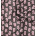 thumbnail image 1 of Soimoi Japan Crepe Satin Fabric Pig Animal Printed Craft Fabric by The Yard 42 Inch Wide, 1 of 5