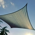 thumbnail image 4 of ShadeLogic Sun Shade Sail Heavy Weight 12 Foot Square - Sea Blue, 4 of 6
