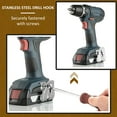 thumbnail image 4 of Uds. Gancho Para Taladro, Herramienta De Metal Resistente, Clip De Gancho, Clip De Cinturón De Taladro Eléctrico Duradero Con Tornillos Para Dewalt N268241 N169778 N086039 Dcd980 Dcd985 Dcd780 Muyoka Hogar, 4 of 7
