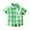 Green, variant on Odeerbi Toddler Shirts Boys Hawaiian Shirts Kids Summer 2025 Casual Beach Wear Lattice Short Sleeve Shirt with Pocket Baby Clothes Purple