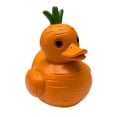 thumbnail image 2 of Figura de pato, resina, linda escultura de pato en 3D para estantería, cocina o sala de estar Pato zanahoria, 2 of 9