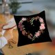 thumbnail image 4 of Kits de fundas de almohada bordadas para principiantes, funda de cojín hecha a mano, flor, , costura, arte, manualidades, regalo DIY, estiloC Gloria Kits de almohadas bordadas, 4 of 7