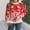 Red, variant on QUNYINEY Pullover Sweaters for Women Christmas Knit Crew Neck Green Tops Regular Casual Long Sleeve Sweaters