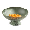 thumbnail image 1 of Fruit Platewith Detachable Drain Base,Plastic Footed Fruit Plate Fruit Bowlwith Water Drainer Draining Fruit Platewith Base Performance Driven, 1 of 11