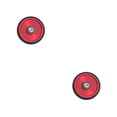 thumbnail image 2 of Eigraketly Easy Wheels Bearing Easywheel aleación de aluminio de alta resistencia, rodillos dobles, piezas de bicicleta, estante trasero a prueba de Rojo 2piezas Eigraketly CBP389945, 2 of 5
