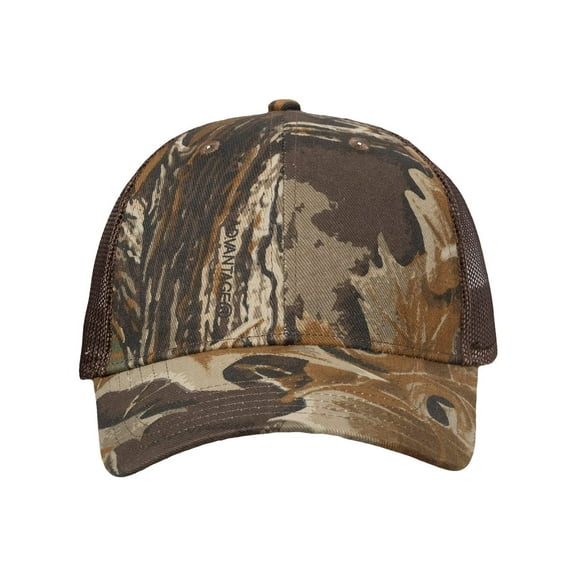 Valucap VC150M Licensed Camo Mesh Cap-Advantage Classic/ Brown Mesh