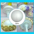 thumbnail image 4 of 2Pcs Foam Ball Half Round for DIY Crafts Art Work Crafts Modeling Arrangements Holiday Science Projects Birthday, 4 of 9