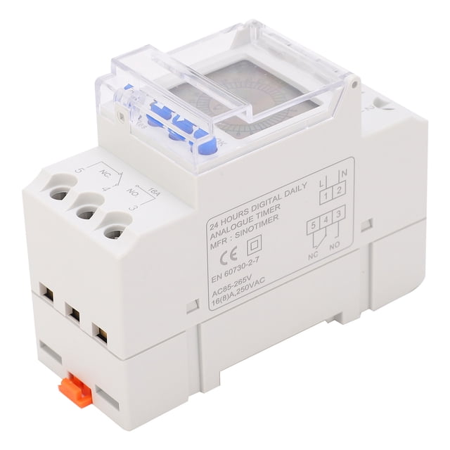 Temporizador digital programable analógico con pantalla de cristal líquido retroiluminada TM929AK 85‑265 V 16 A