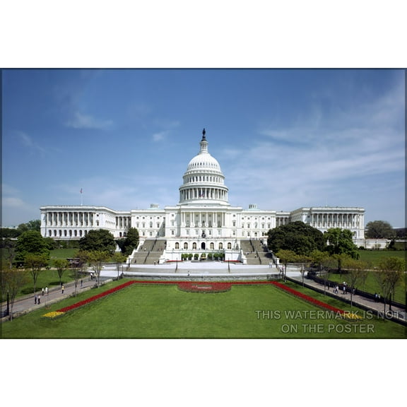 24"x36" Gallery Poster, united states capitol building p2