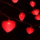 thumbnail image 5 of Led Luces de Cuerda Al Aire Libre, 300cm Led Luz Tela Melocotón Corazón Cuerda Luz para la Decoración de la Habitación de la Niña, Vacaciones Al Aire Libre de Interior, Boda, Fiesta, Jardín, 5 of 6