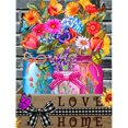thumbnail image 2 of Cuadros Decorativos Dibujo de diamantes 5D mosaico de taladro redondo completo Kit de Wdftyju flores de la serie DIY obra de arte decoración de la pared del dormitorio de la sala de estar del h, 2 of 8