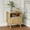 Brown, variant on YouTrend Nightstand with Open Shelf,Beside Table with Fluted Design ,End Table with Solid Wood Legs for bedroom