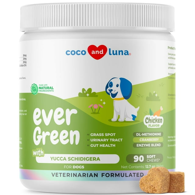 Neutralizador de orina para perros Burn Spot Soft Chews Coco y Luna
