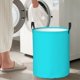 thumbnail image 5 of Fotbe Aqua Cesto de Ropa con Asas, Cesto Impermeable de Gran Capacidad, Bolsa de Lavado para Dormitorio, Cesto de Ropa con Ruedas y Asas-Small, 5 of 6