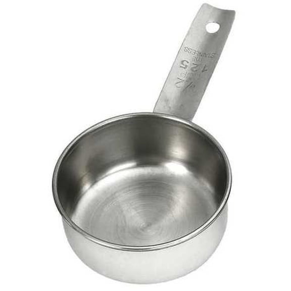 Tablecraft Products Company Measuring Cup,1/2 Cup,Stainless Steel 724C