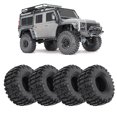 thumbnail image 4 of Neumáticos RC, Neumáticos De Oruga RC De Rendimiento Estable Fácil De Instalar Para SCX10/TRX4/TRX6 1/10 RC Crawler ANGGREK Otros, 4 of 8