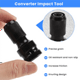 thumbnail image 5 of 1/2 inch Square To 1/4 Hex Ratchet Socket Wrench Adapter Spanner Set Drive Converter Impact Tool, 5 of 9
